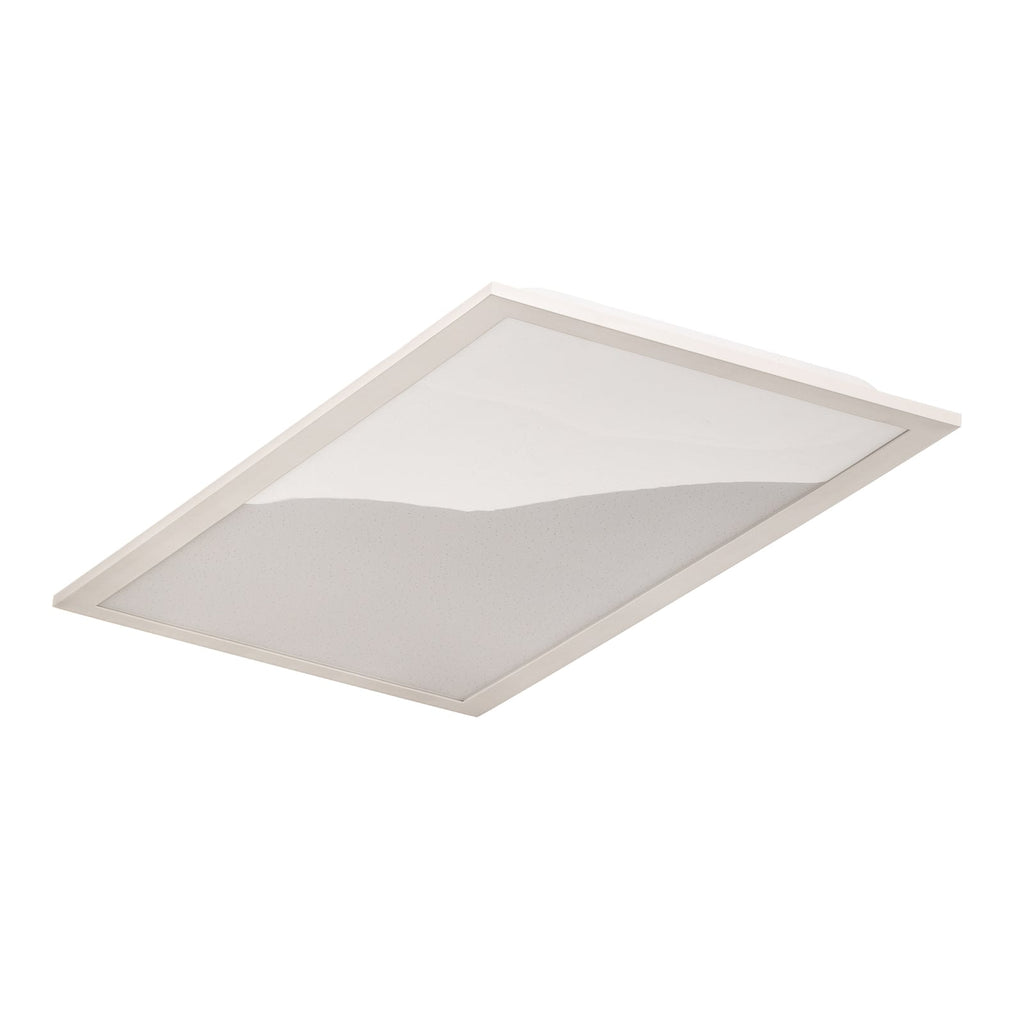 Montert LED-panel Kenma CCT 60x30 cm dimbar med fjernkontroll i rom