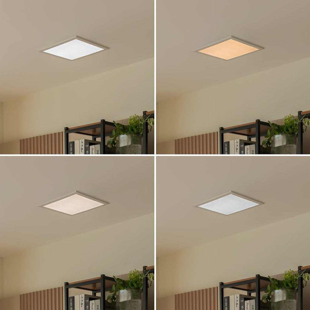LED-panel Kenma CCT dimbar med fjernkontroll installasjon