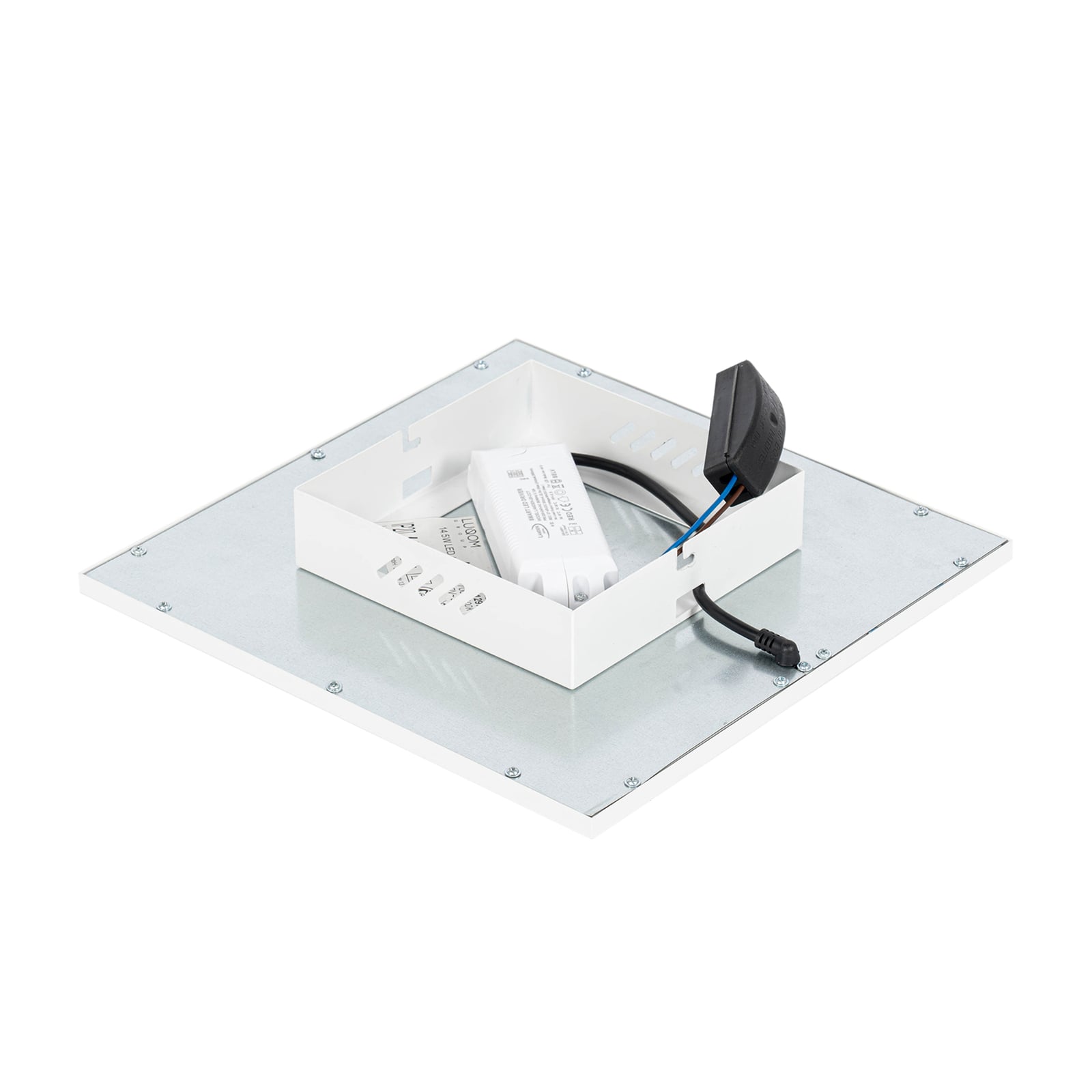 LED-panel Lamin CCT dimbar 30x30 cm lys i varm hvit fargetemperatur