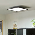 LED-panel Lamin CCT dimbar 40x40 cm 24W fjernkontroll svart forfra