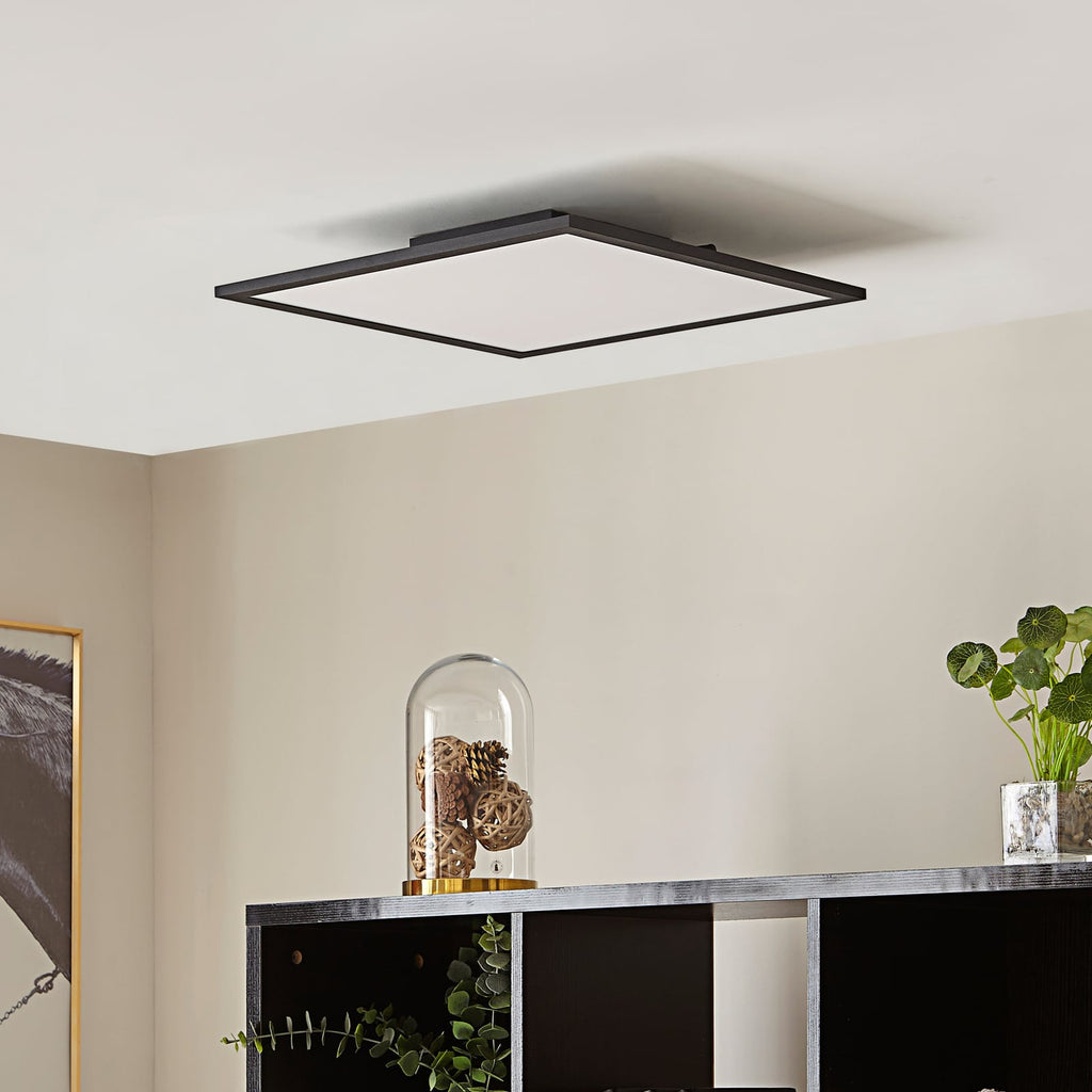LED-panel Lamin CCT dimbar 40x40 cm 24W fjernkontroll svart bakside