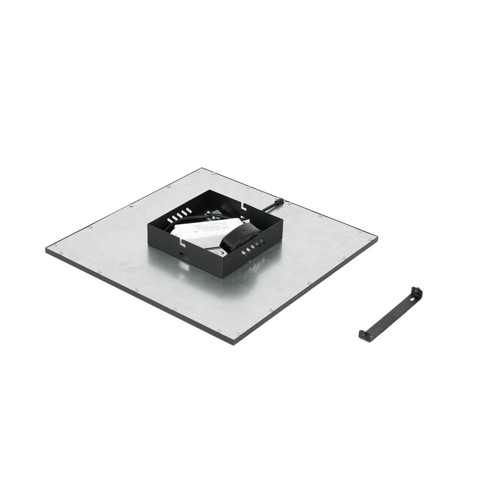 LED-panel Lamin CCT dimbar 40x40 cm 24W fjernkontroll svart med fjernkontroll