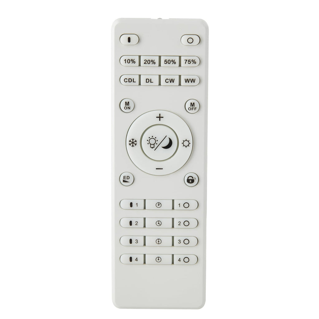 LED-panel Lamin CCT dimbar med fjernkontroll 120 cm hvit fjernkontroll
