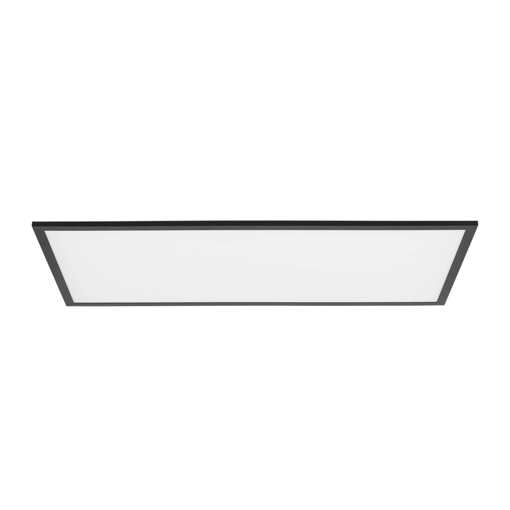 Montert LED-panel Lamin CCT dimbar svart 80x40 cm i tak