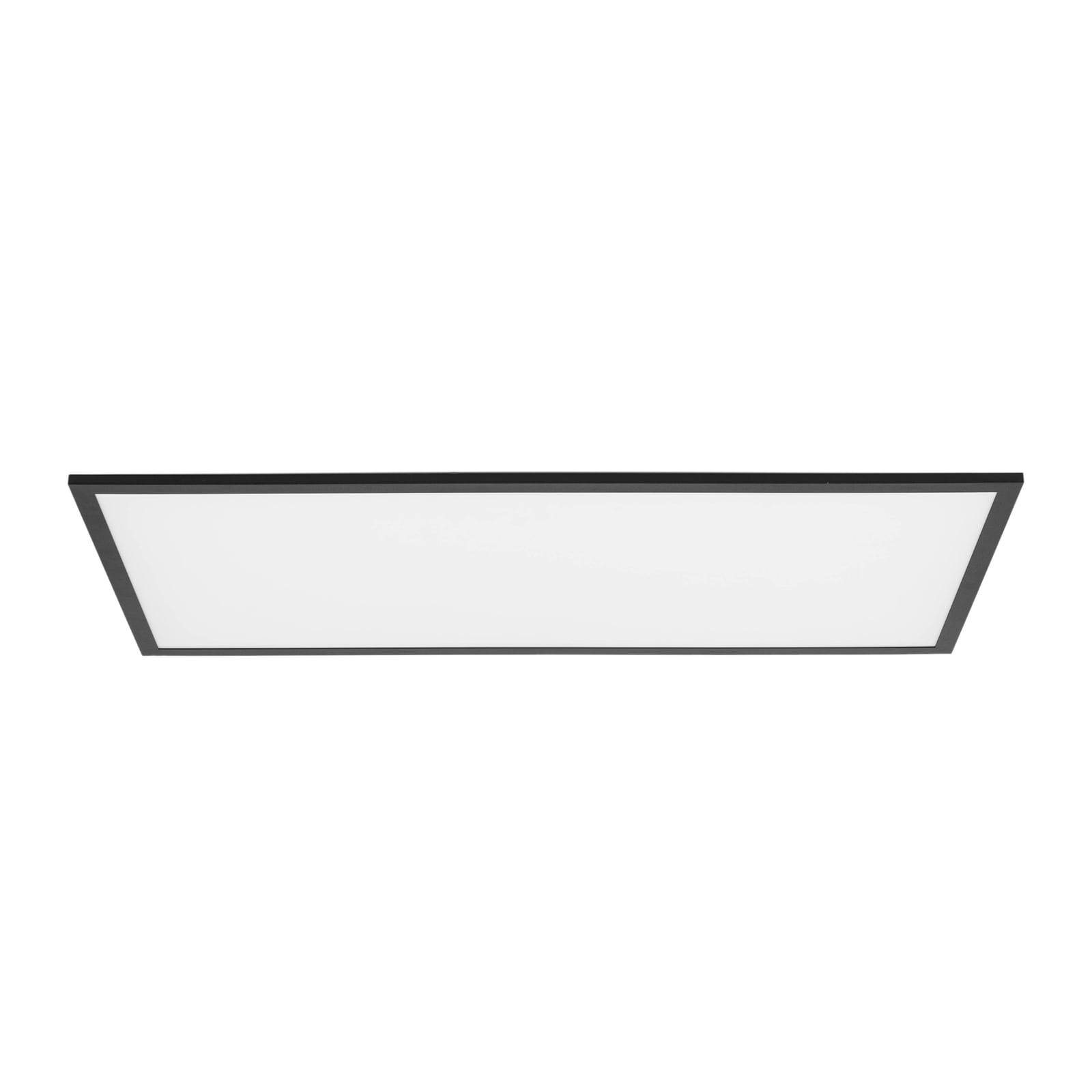 Montert LED-panel Lamin CCT dimbar svart 80x40 cm i tak