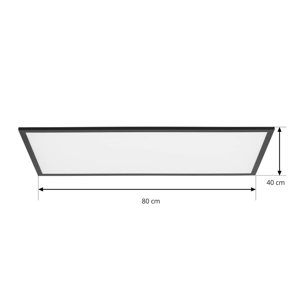 Nærbilde av fjernkontroll til LED-panel Lamin CCT dimbar svart 80x40 cm