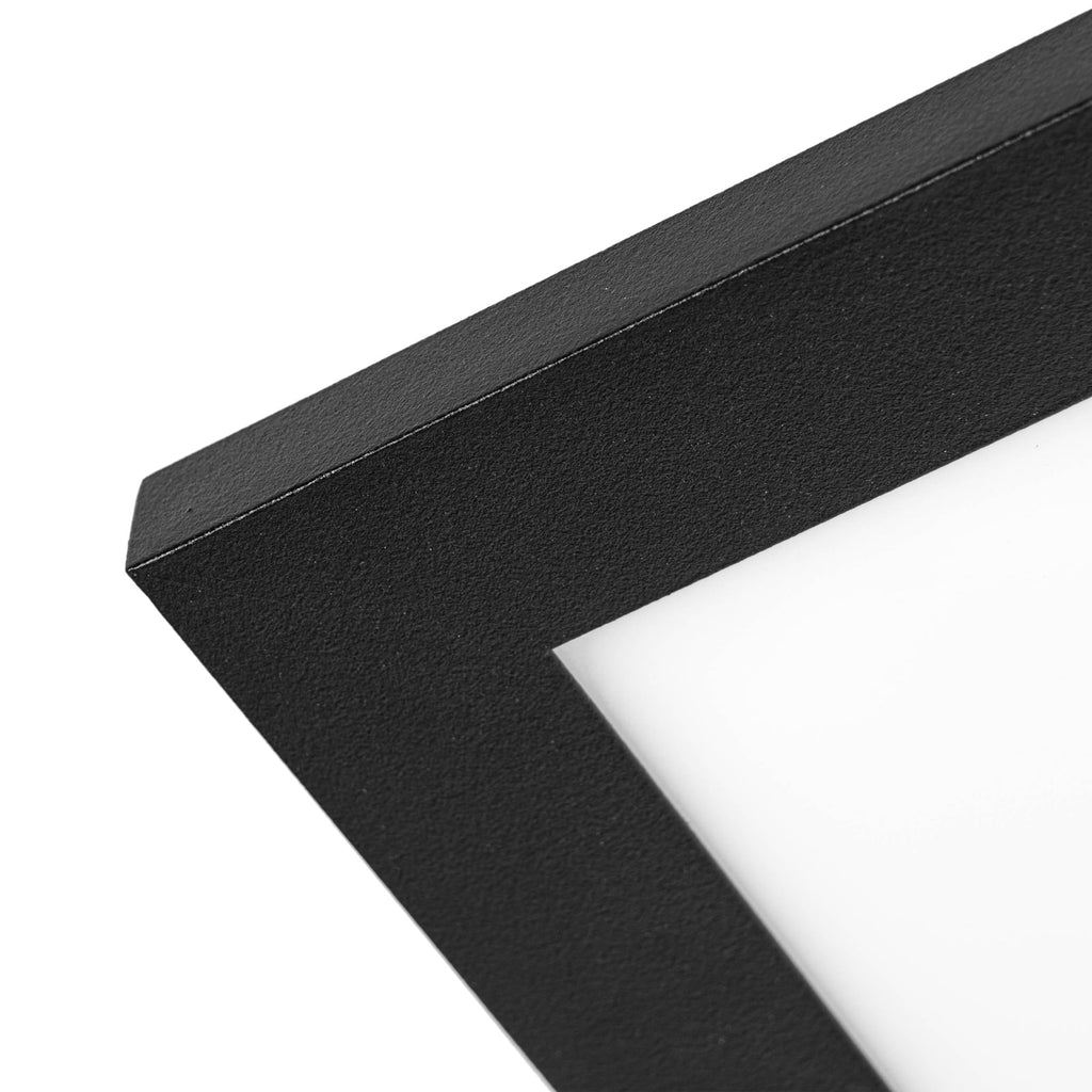 LED-panel Lamin CCT dimbar svart 80x40 cm lysdetalj