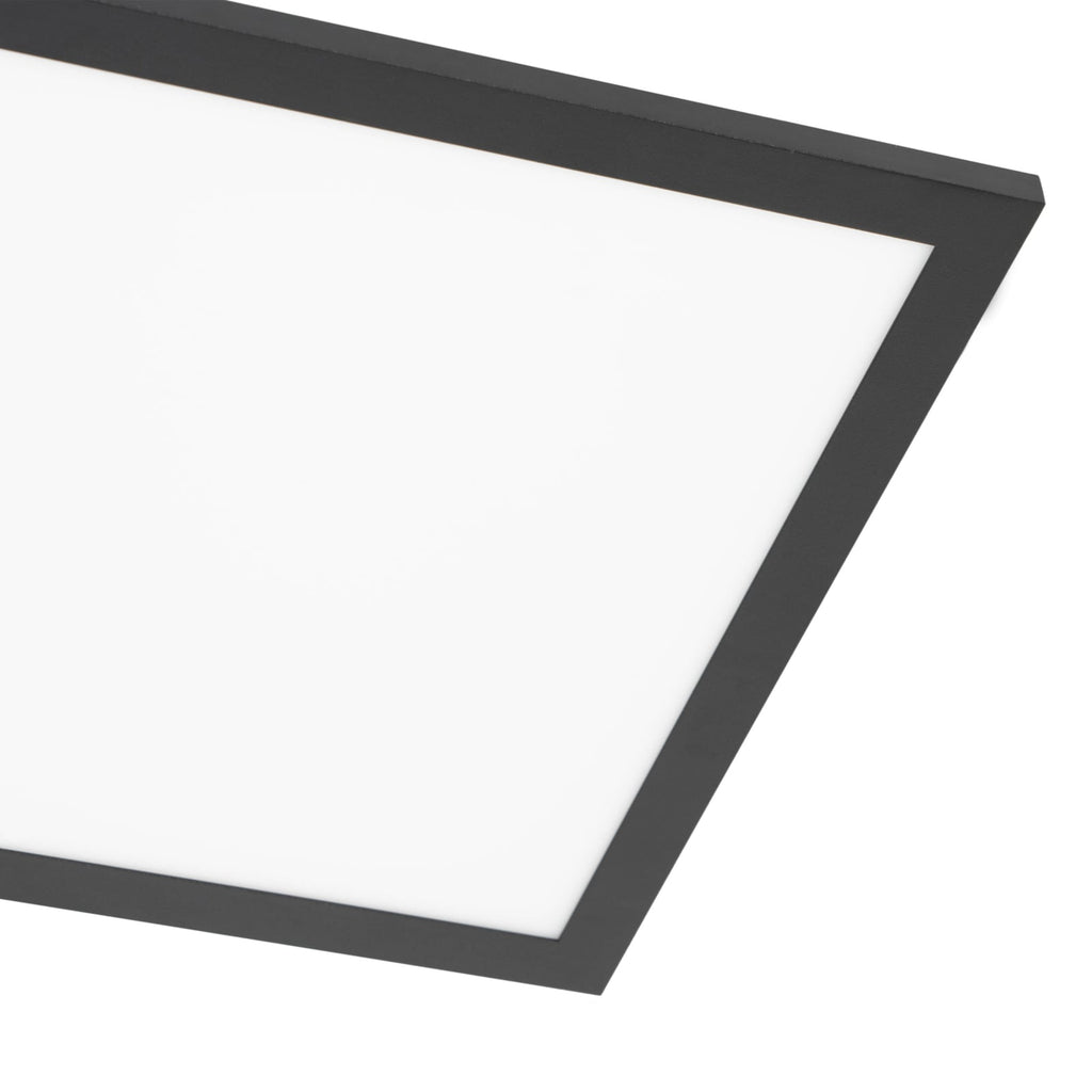 LED-panel Lamin dimbar CCT fjernkontroll 30 cm svart nærbilde