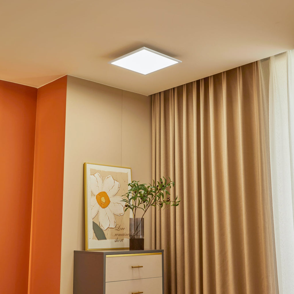 LED-panel Lamin dimbar CCT hvit 40 cm med fjernkontroll bakside
