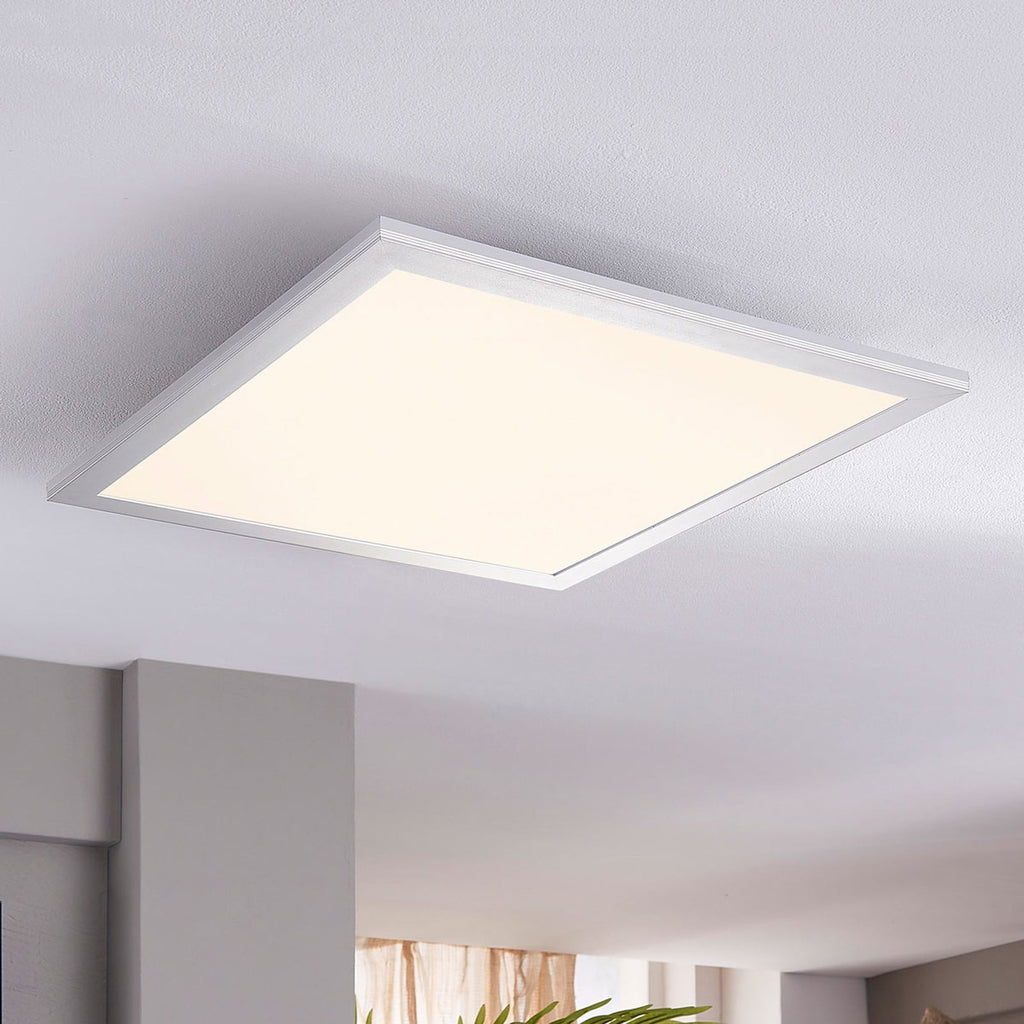 LED-panel Livel 2er-sett sølv 40x40 cm bakside
