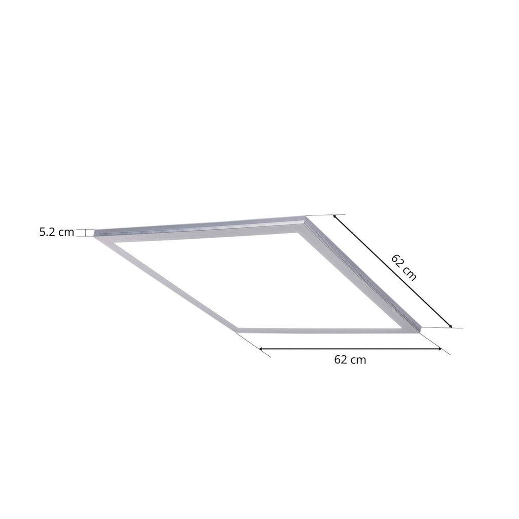 LED-panel Livel CCT dimbar 62x62 cm med fjernkontroll detaljbilde