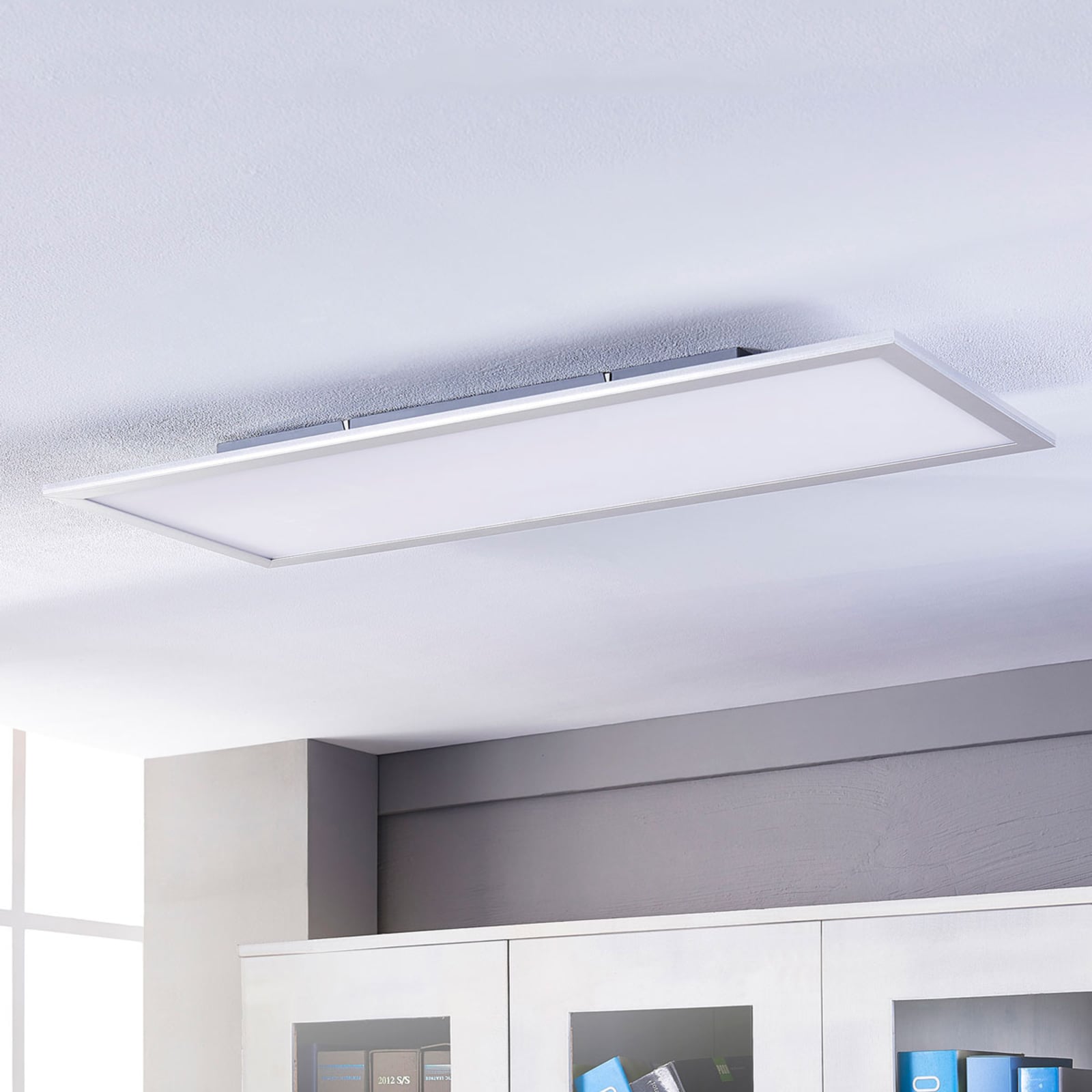 LED-panel Livel dimbar CCT 120x30 cm med fjernkontroll bakside