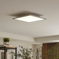 LED-panel Livel sølv aluminium 40x40 cm 4000K forfra