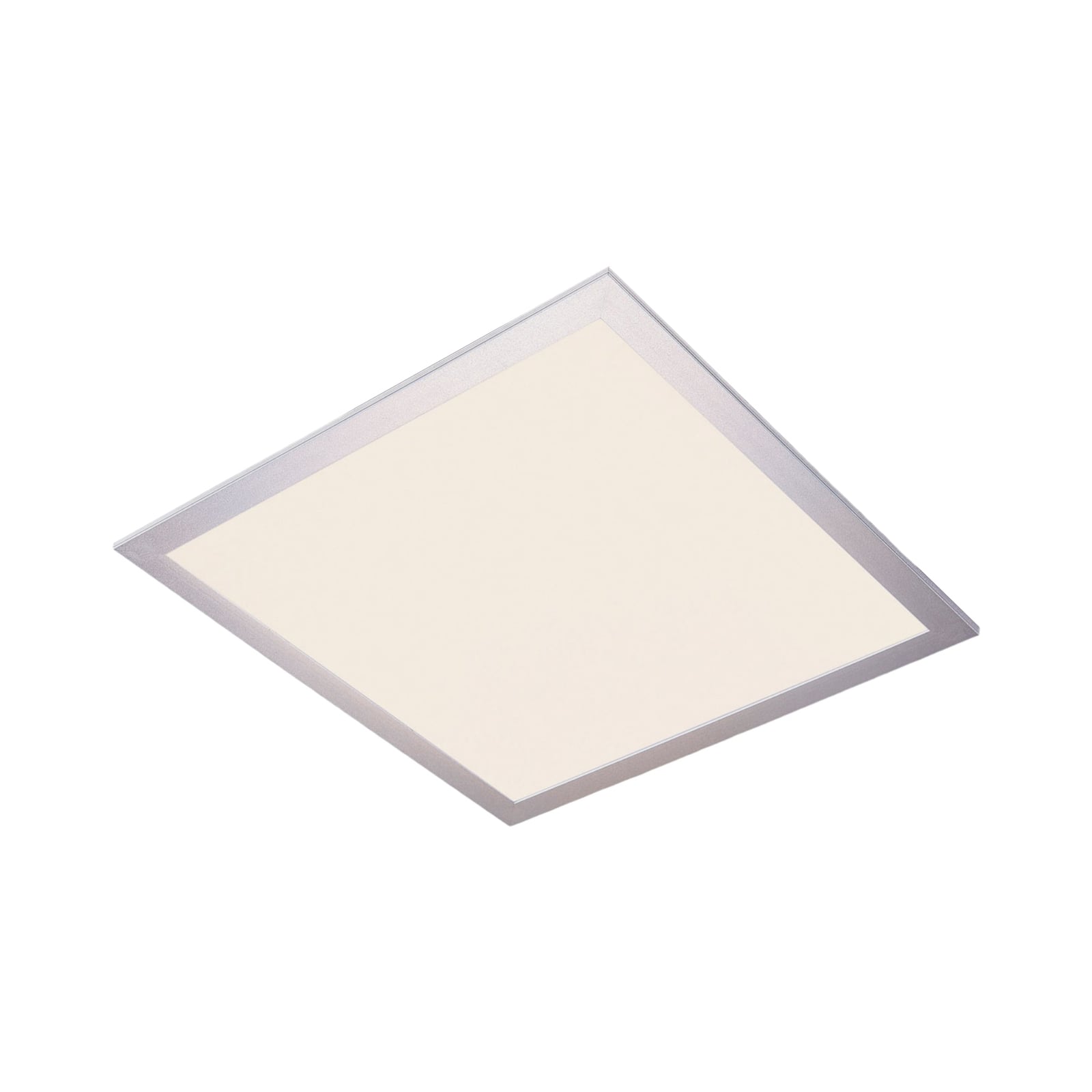 LED-panel Livel sølv aluminium 40x40 cm 4000K montert i tak