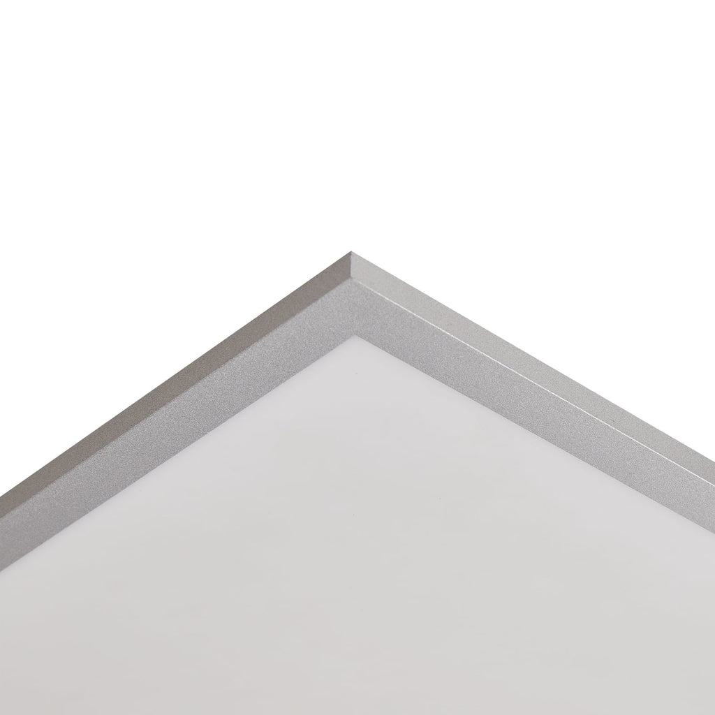 LED-panel Livel sølv aluminium 40x40 cm 4000K lysfordeling