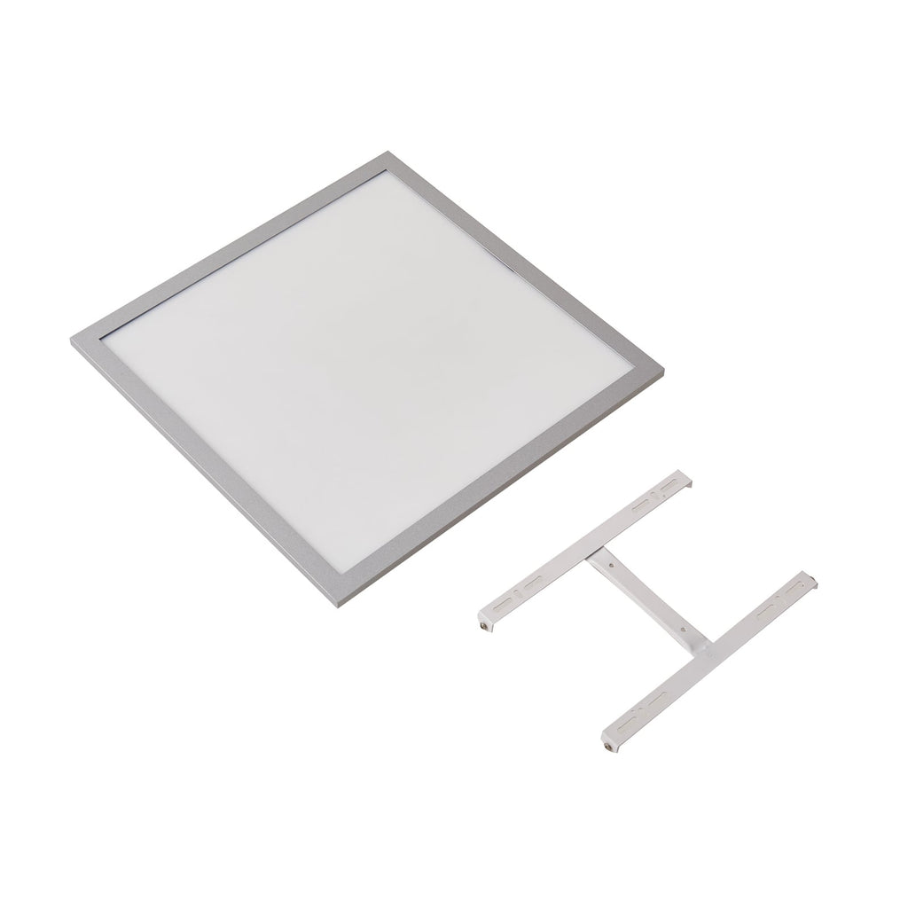 LED-panel Livel sølv aluminium 40x40 cm 4000K installasjon