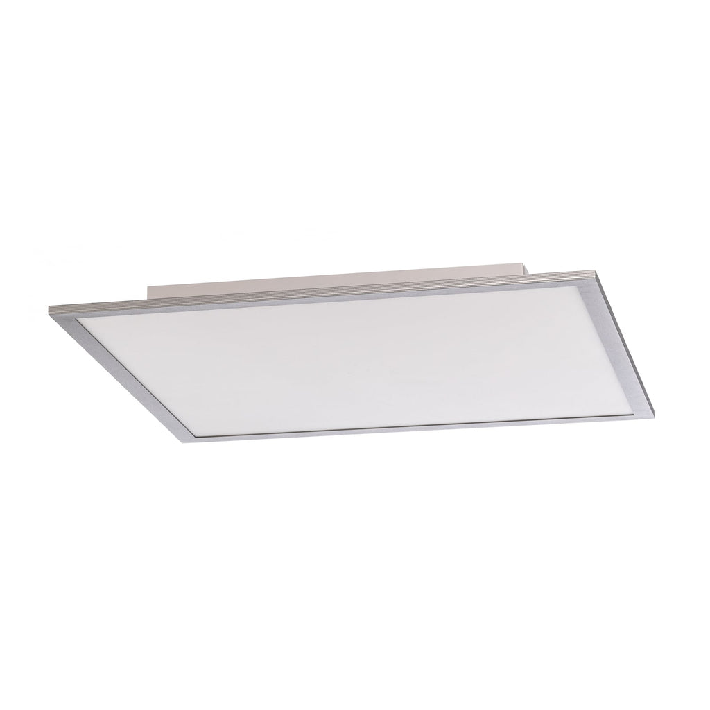 LED-panel Livel sølv aluminium 62x62 cm detalj