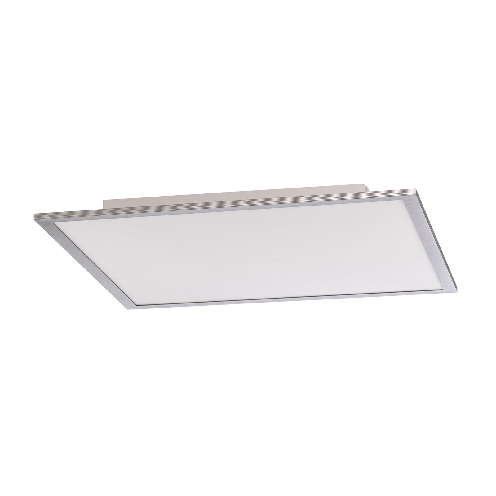 LED-panel Livel sølv aluminium 62x62 cm detalj