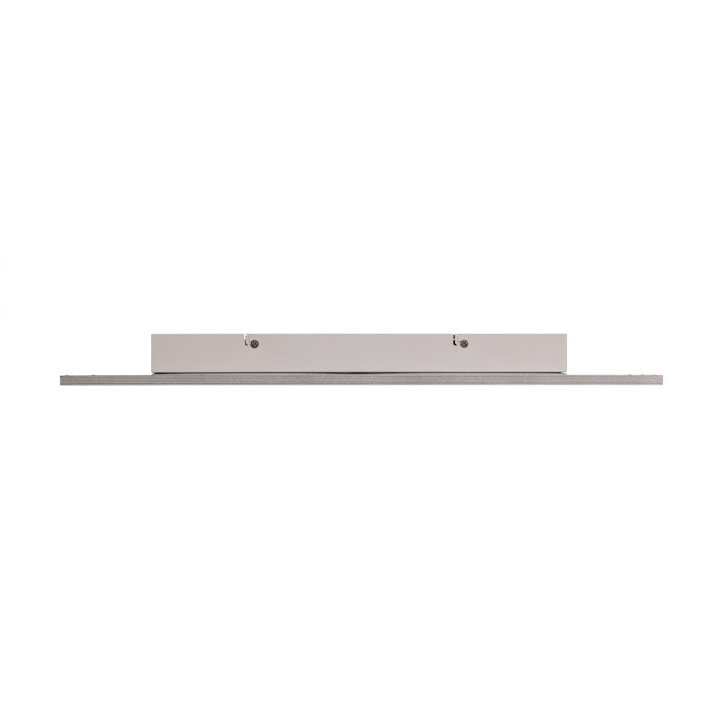 LED-panel Livel sølv aluminium 62x62 cm montert i tak