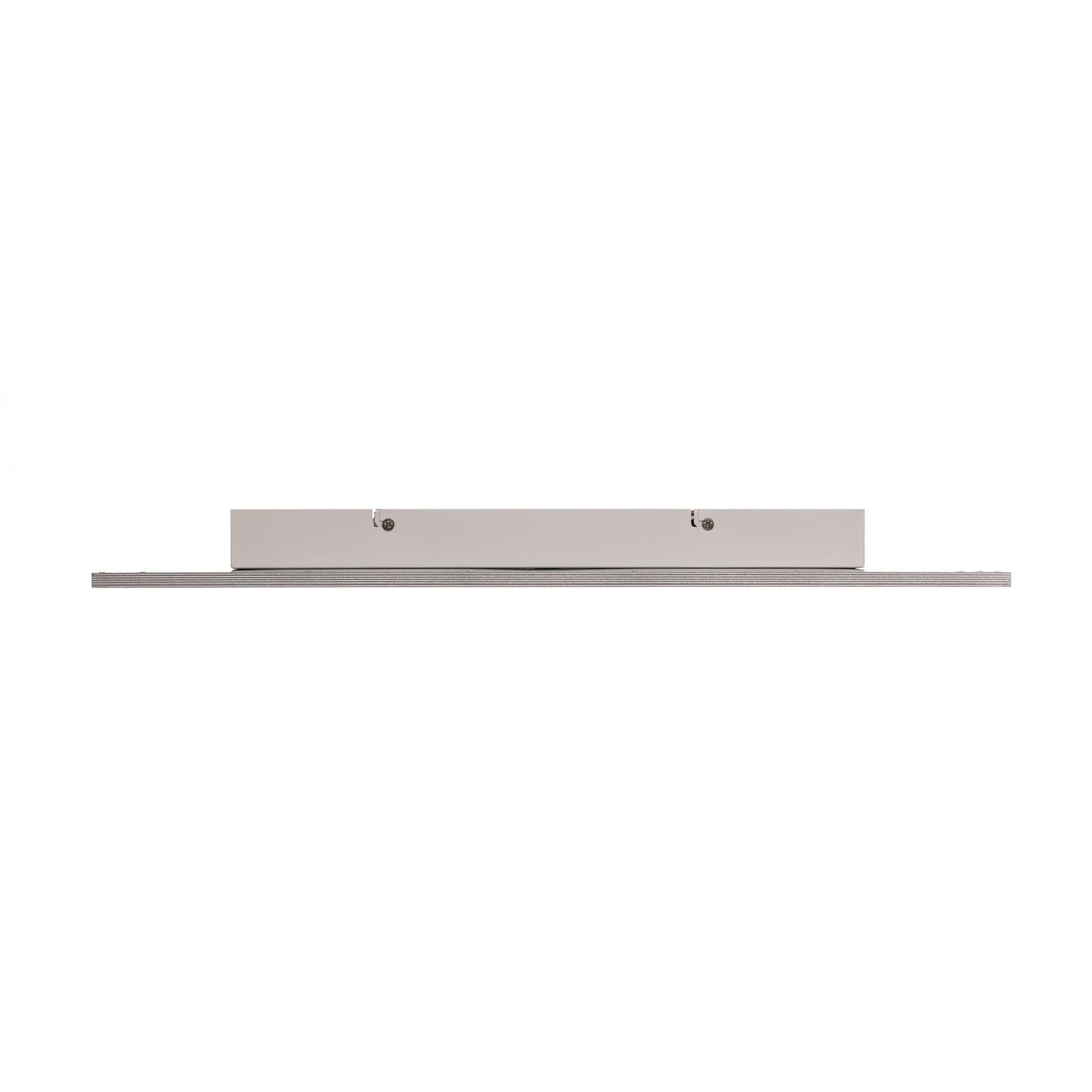 LED-panel Livel sølv aluminium 62x62 cm montert i tak