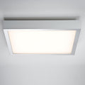 LED-panel Lunar firkantet matt krom 40x40 cm front