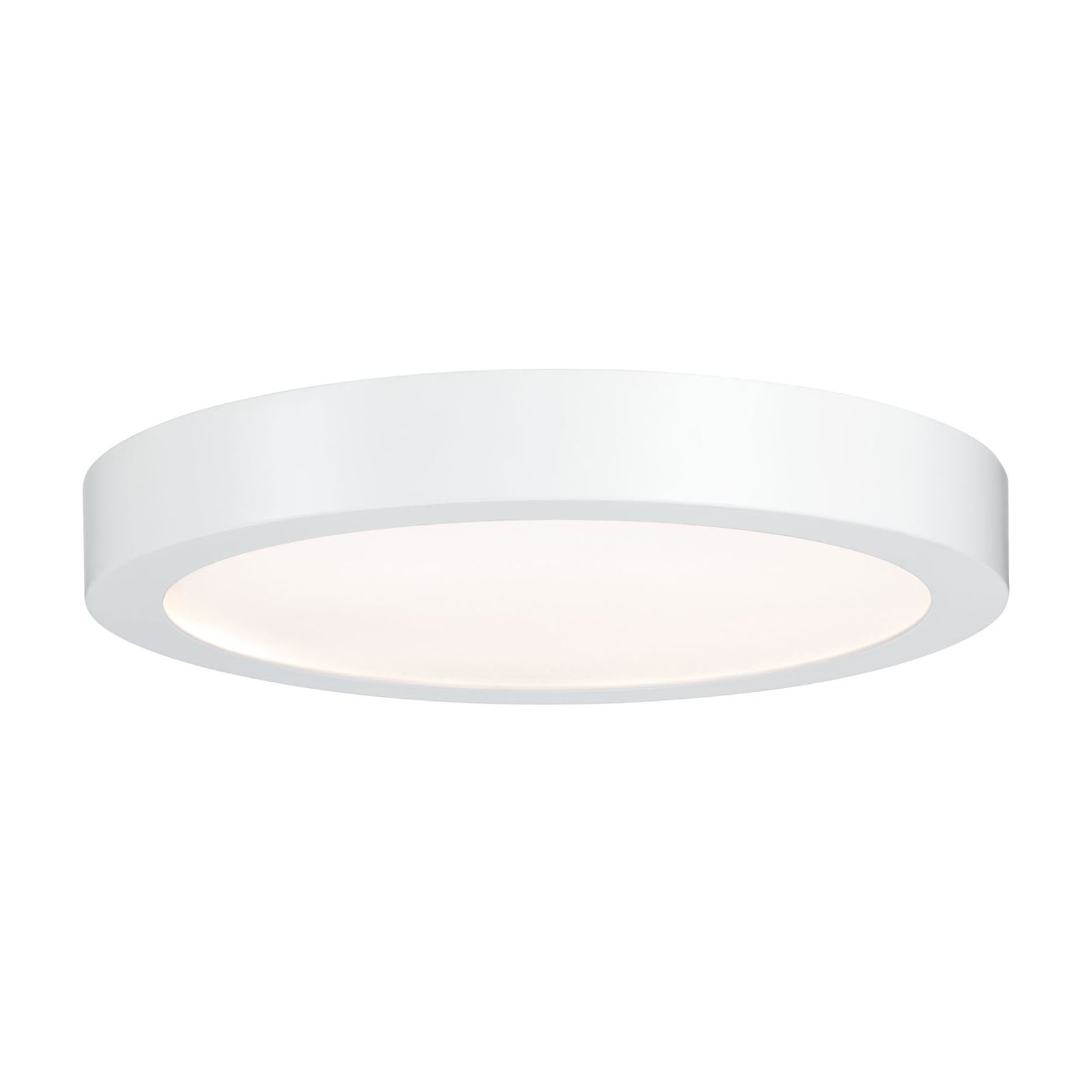 LED-panel Lunar rund Ø30 cm 16W varmhvit matt hvit - Paulmann forfra