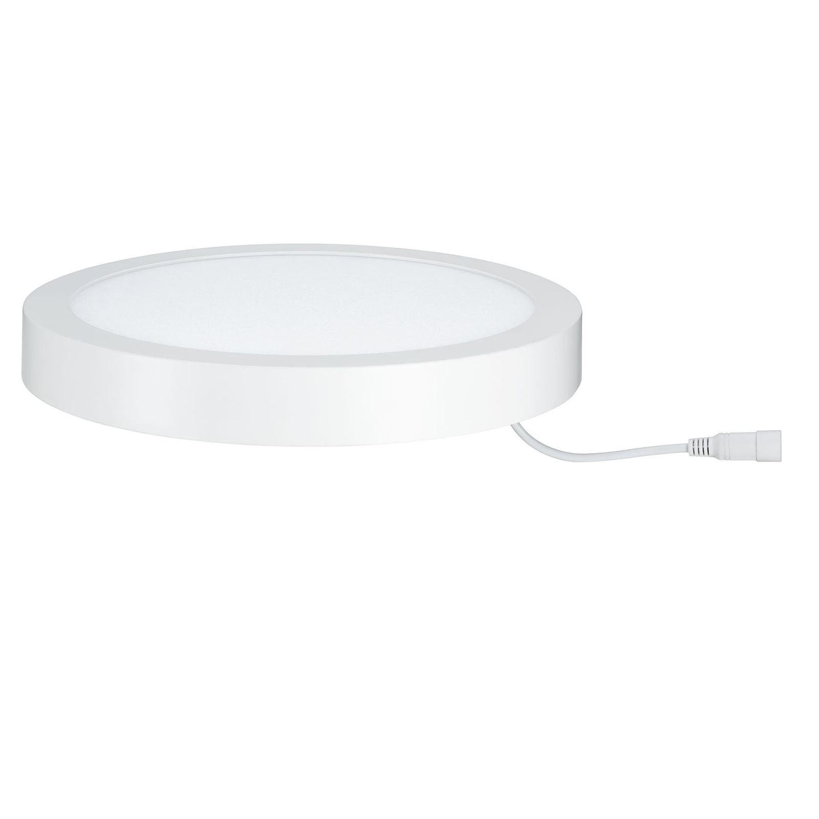 Montert LED-panel Lunar rund Ø30 cm 16W varmhvit matt hvit - Paulmann i tak