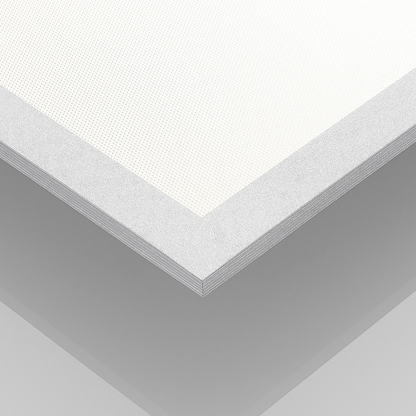 LED-panel Lyndra dimbar aluminium 40x40 cm med ekstern dimmer