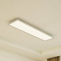 LED panel Lyndra dimbar sølv aluminium 120x30 cm forfra