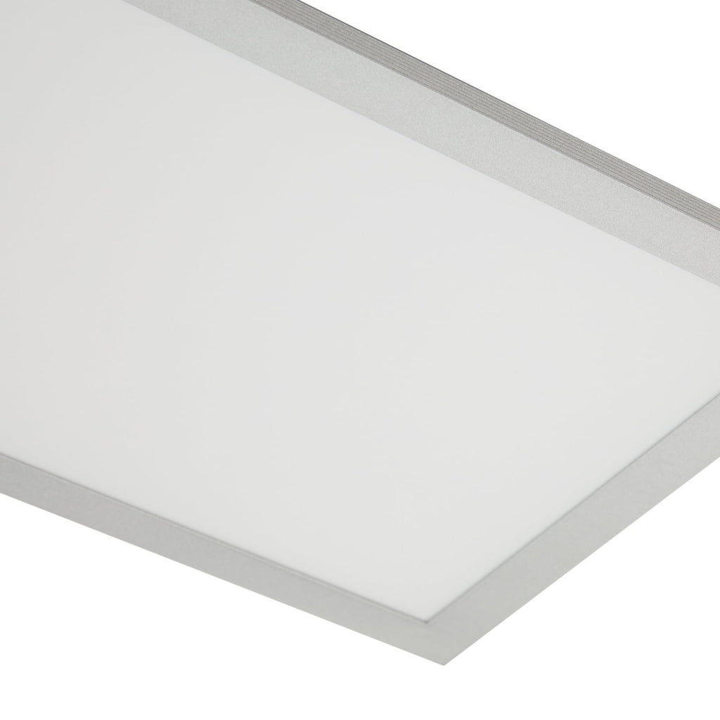 LED panel Lyndra dimbar sølv aluminium 120x30 cm lysbryter