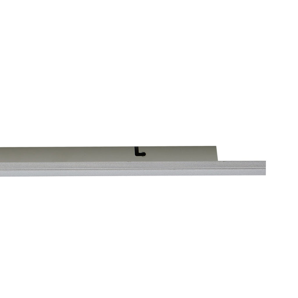 LED-panel Lyndra sølv aluminium dimbar CCT lysdetalj