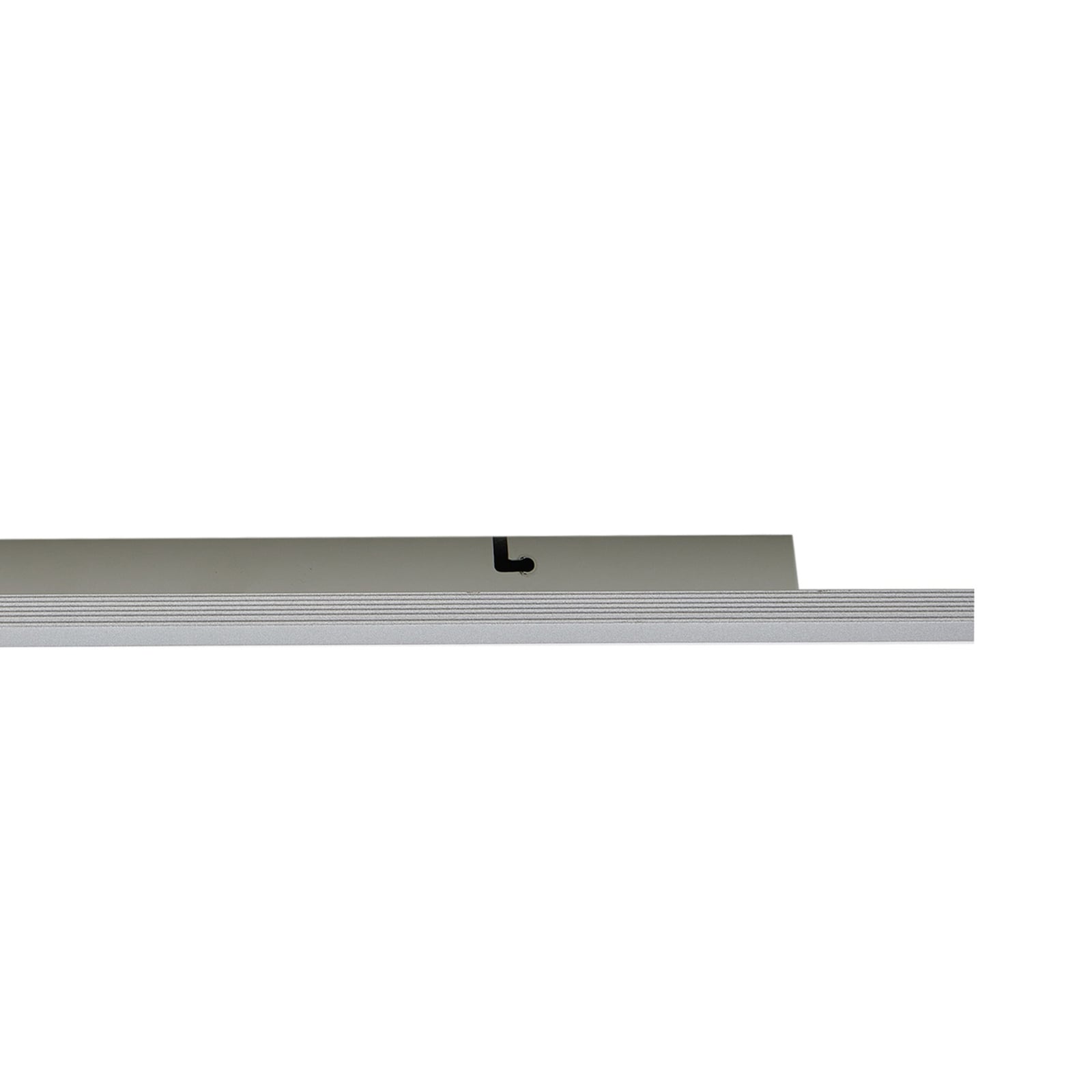LED-panel Lyndra sølv aluminium dimbar CCT lysdetalj