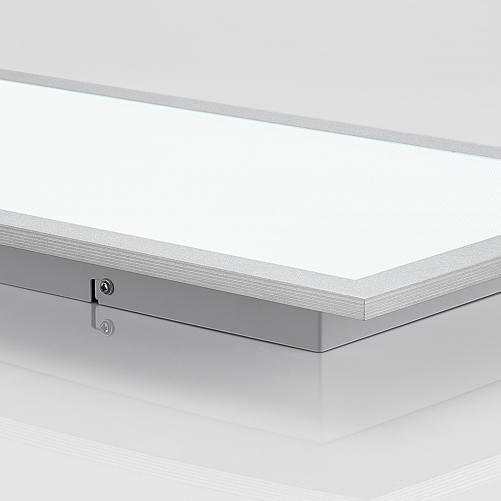 LED-panel Lyndra sølv aluminium dimbar CCT installasjon