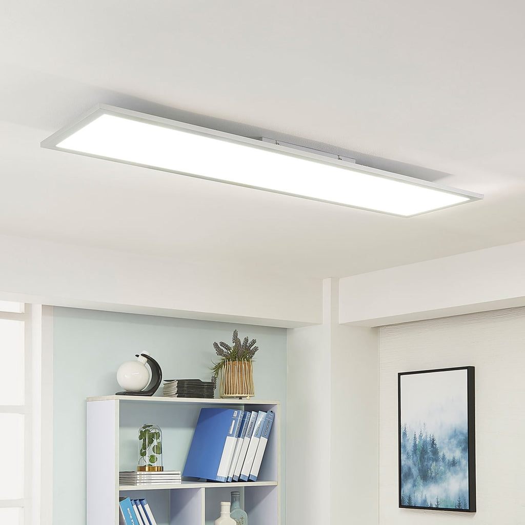LED-panel Lysander CCT dimbar sølv bakside
