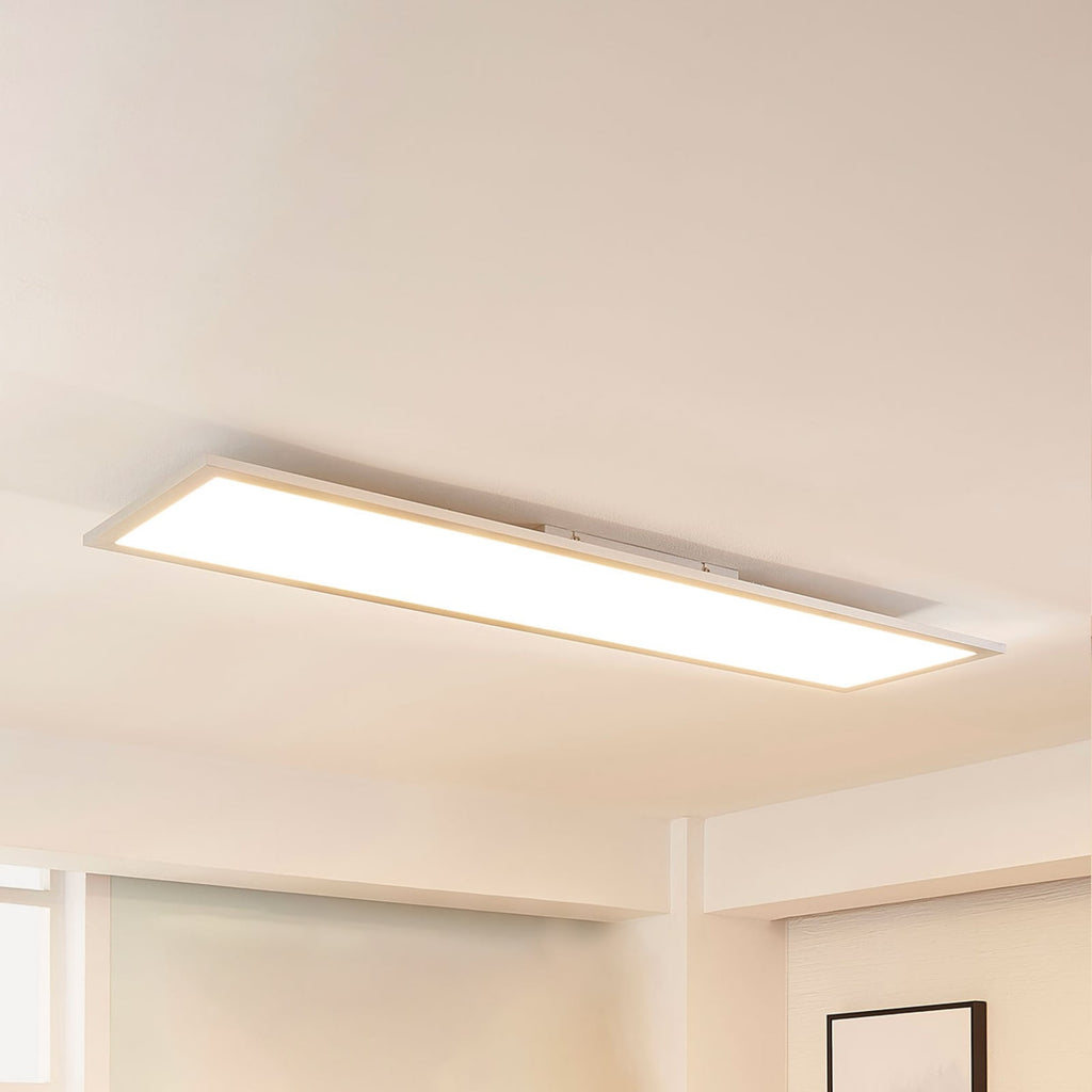 LED-panel Lysander CCT dimbar sølv forfra