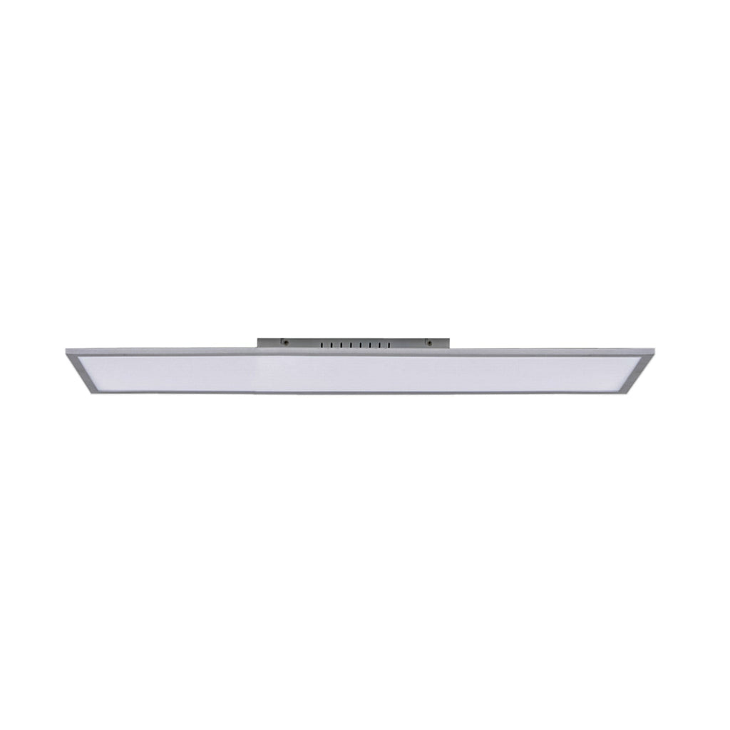 LED-panel Lysander CCT dimbar sølv lys i bruk