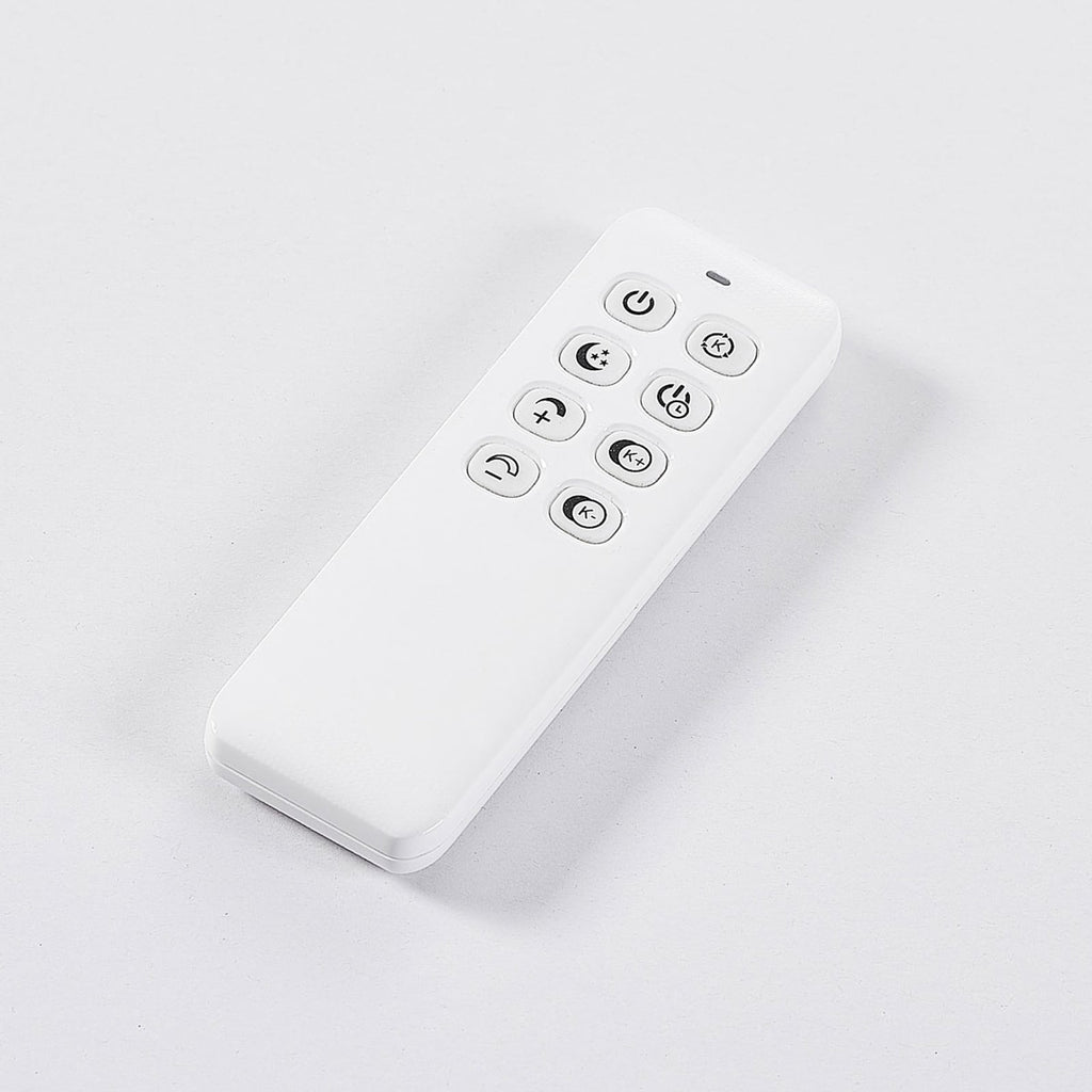 LED-panel Lysander dimbar hvit 40x40 cm CCT fjernkontroll sideprofil