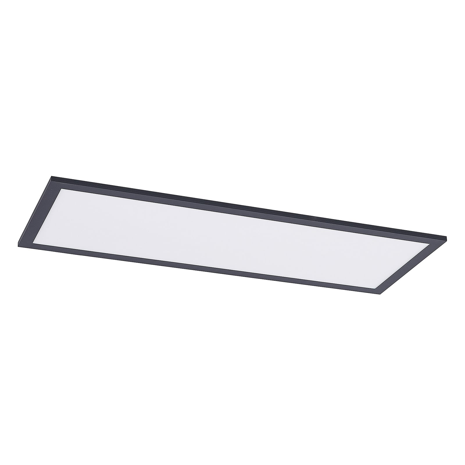 LED-panel Nelios CCT dimbar svart 80x30 cm 36W detalj