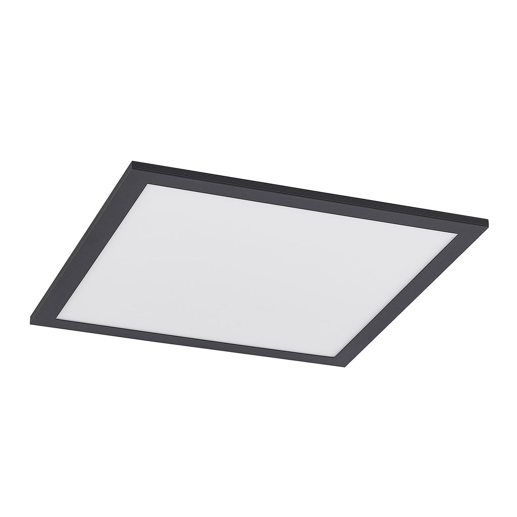 Detalj av LED-panel Nelios dimbar CCT 40x40 cm svart aluminium