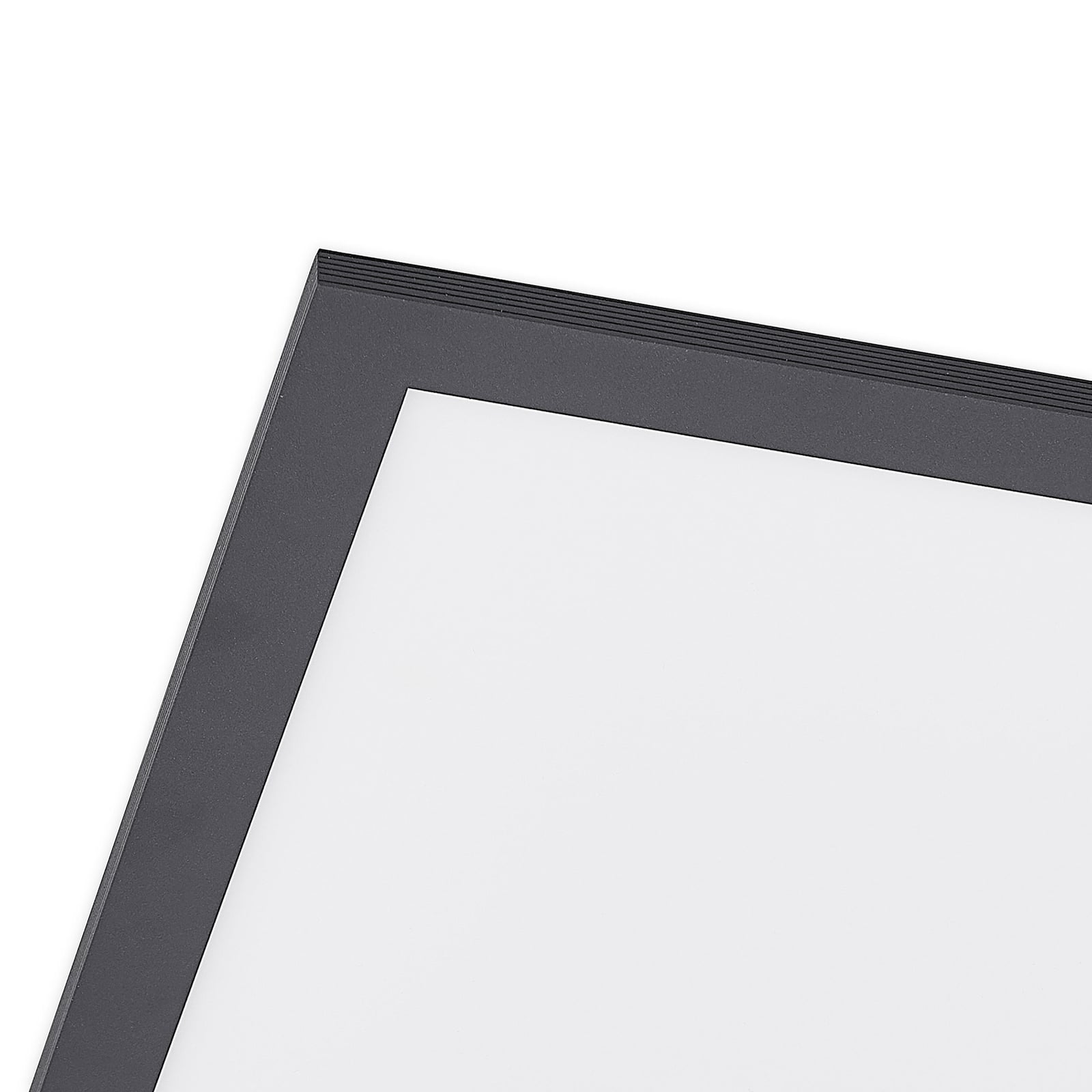 LED-panel Nelios dimbar CCT 40x40 cm svart aluminium med fjernkontroll