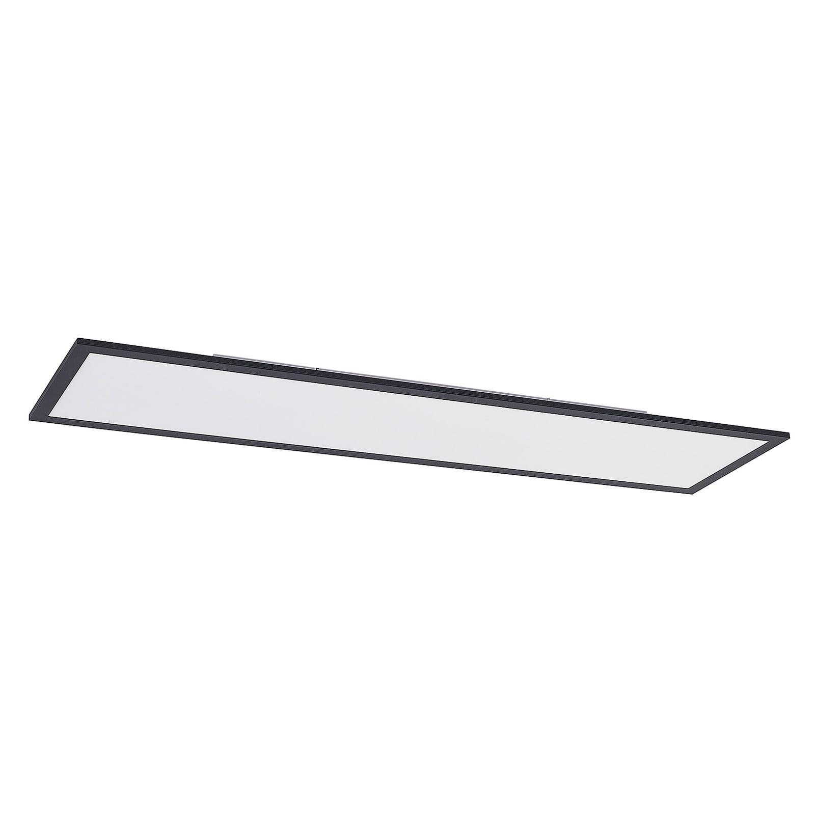 LED-panel Nelios svart aluminium montert i rom