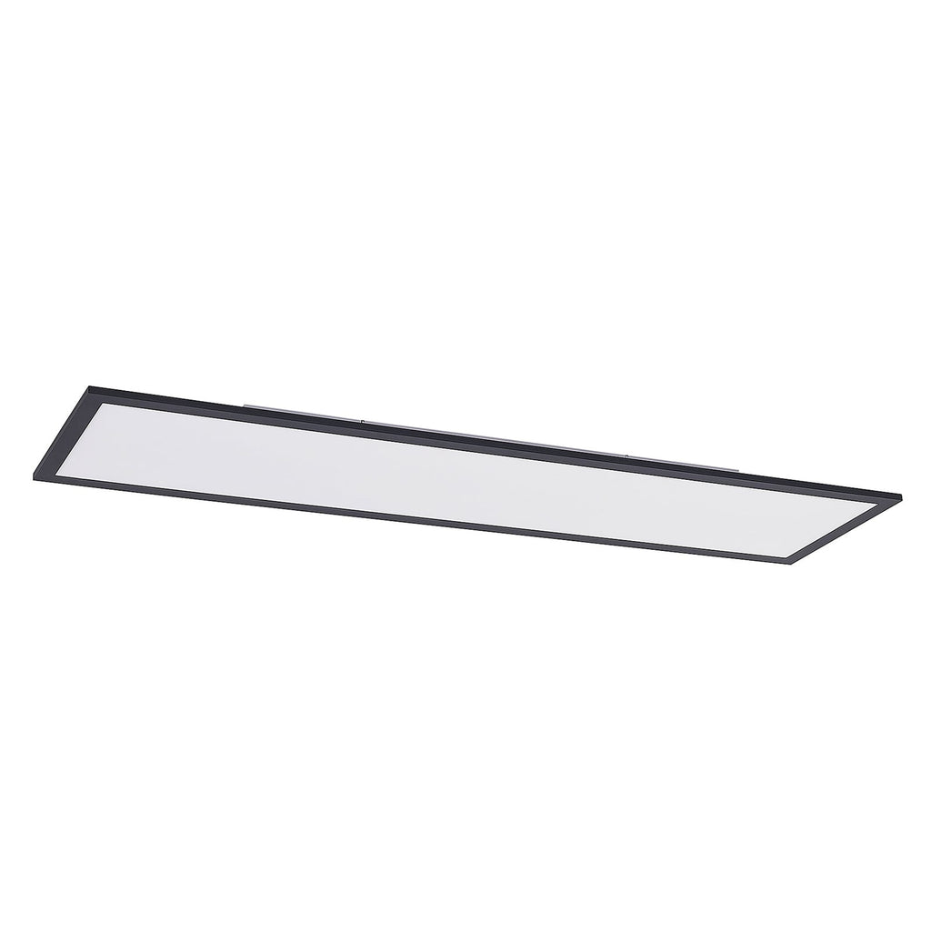 LED-panel Nelios svart aluminium montert i rom