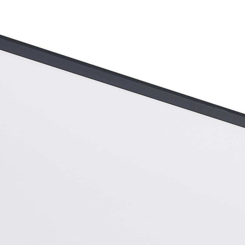 LED-panel Nelios svart aluminium 120x60 cm 72W med svart aluminium ramme
