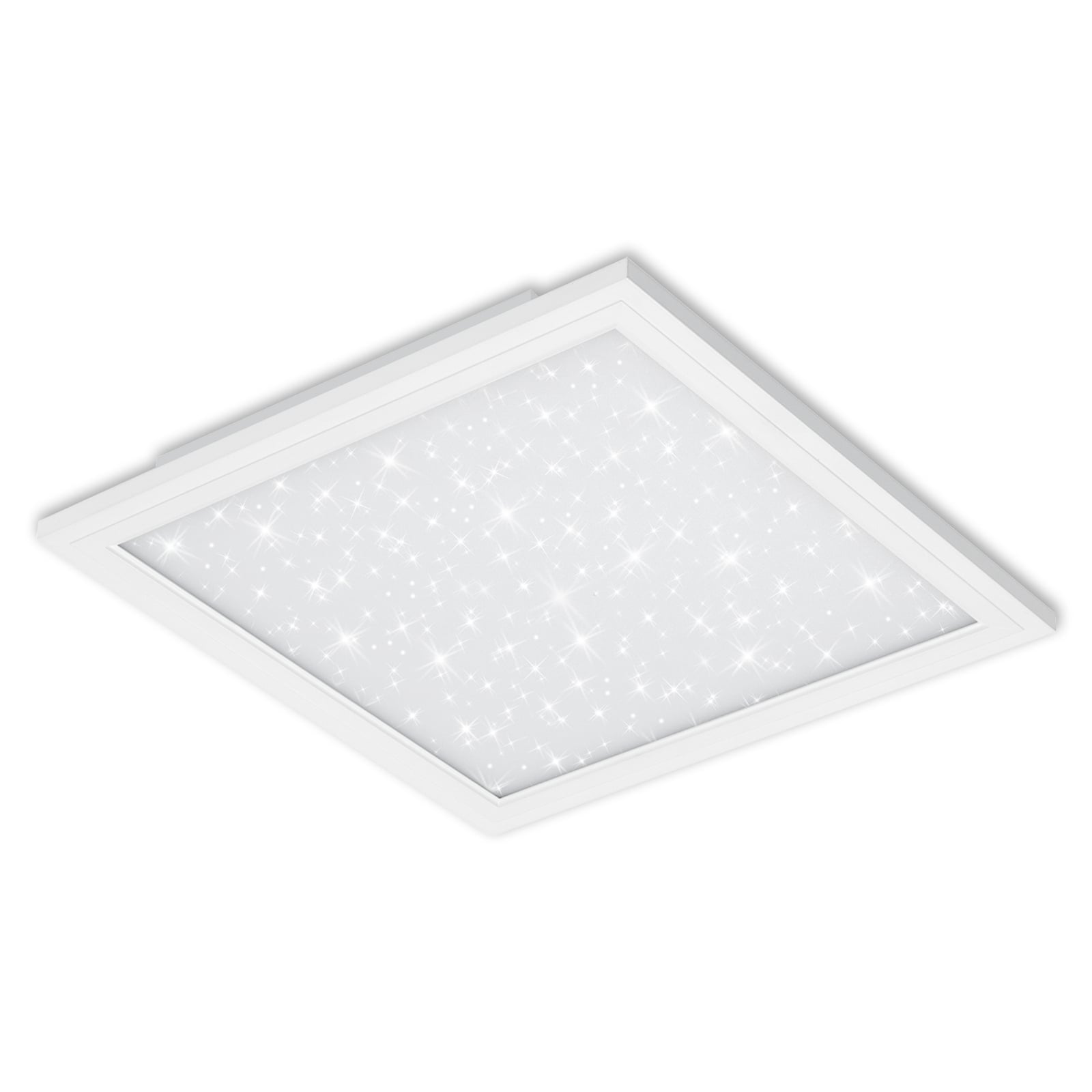 Detalj av LED-panel Pallas dimbar CCT 59,6x59,6 cm 36W med fjernkontroll