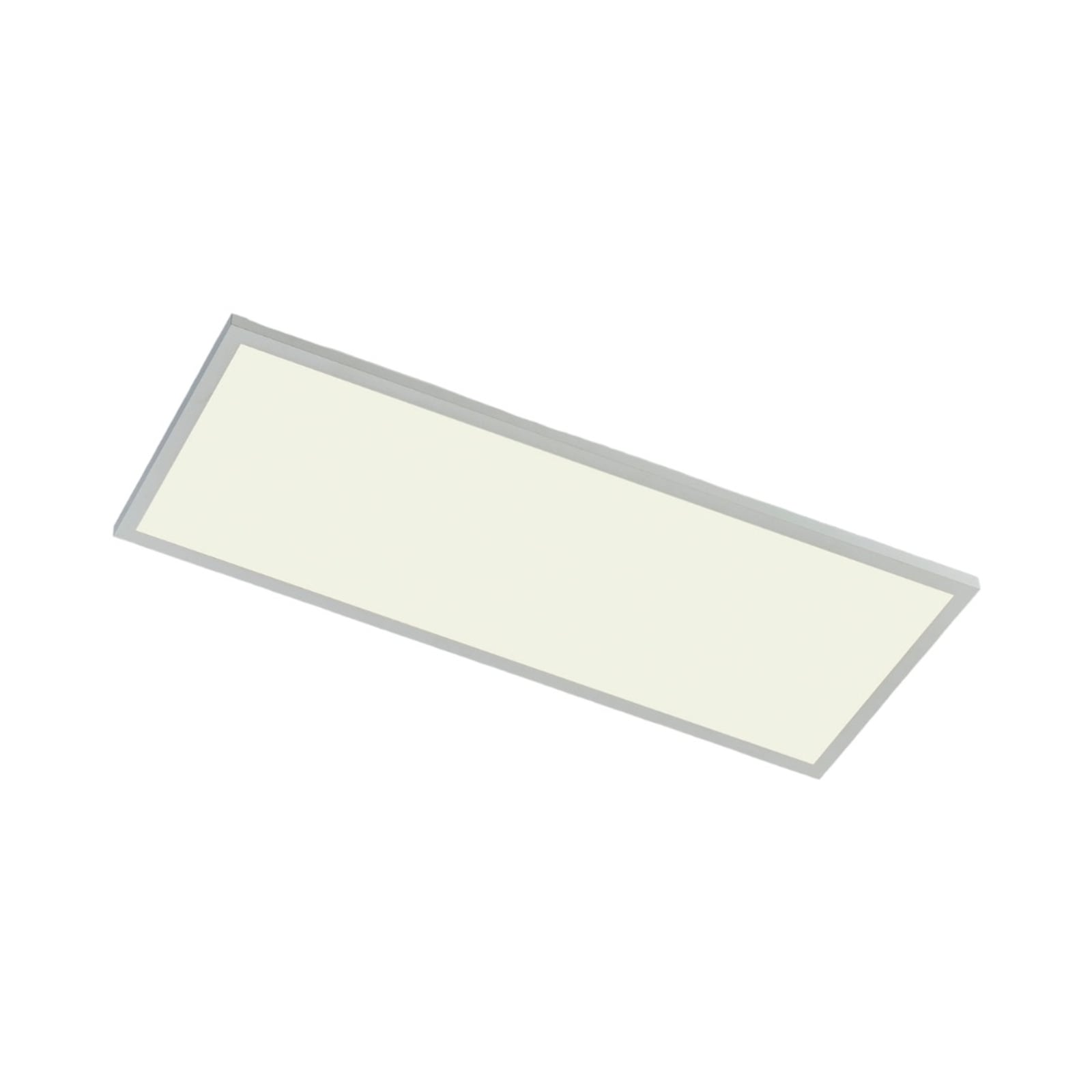 LED-panel Philia CCT montert i tak med fjernkontroll