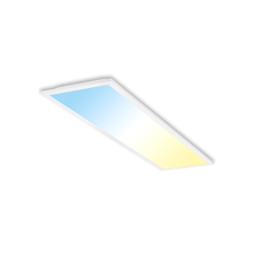 LED-panel Piatto CCT dimbar 100x25 cm hvit med fjernkontroll forfra
