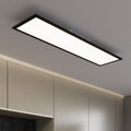 LED-panel Piatto CCT dimbar 100x25 cm svart forfra
