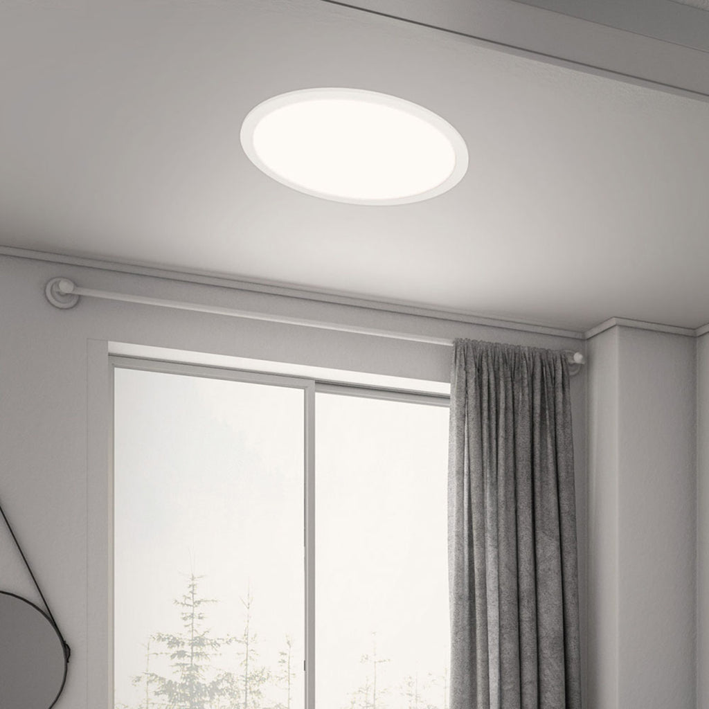 LED-panel Piatto CCT dimbar med fjernkontroll bakside