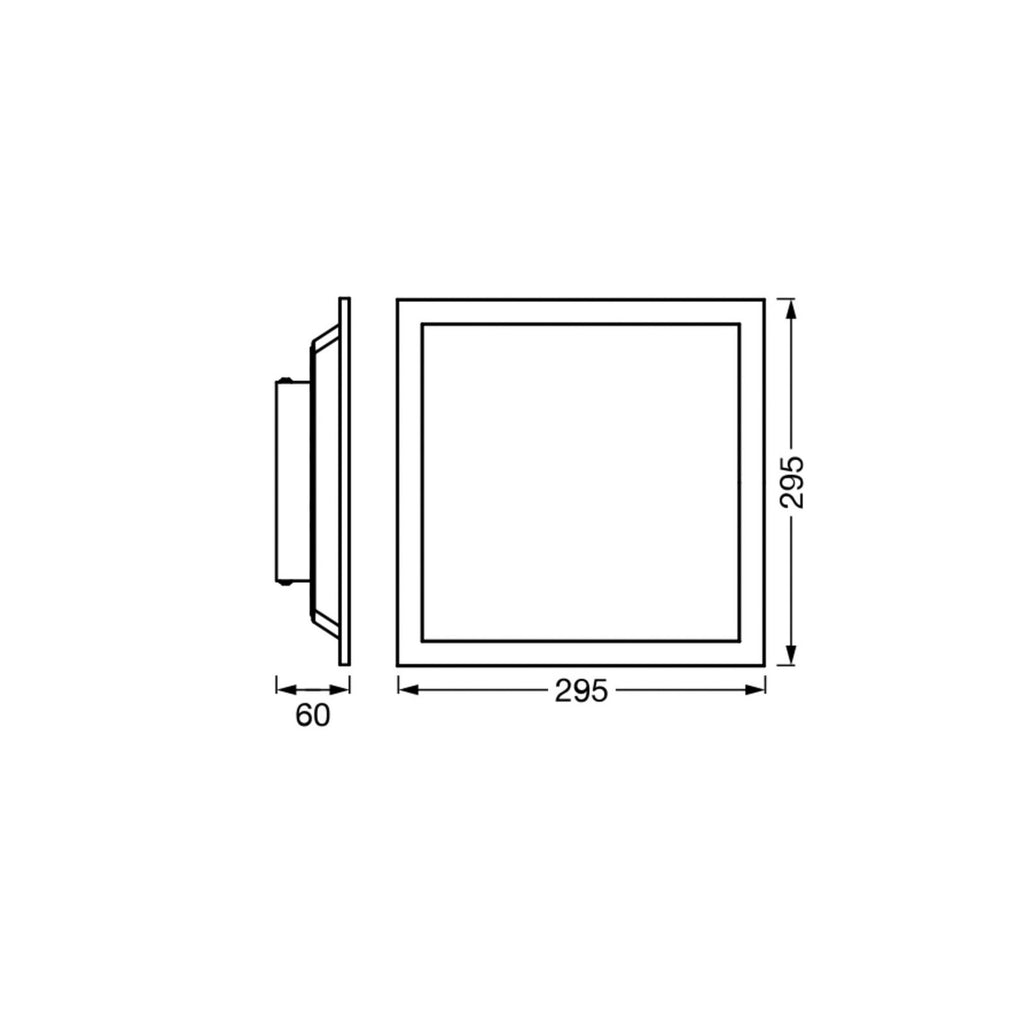 LED-panel PLANON MAGIC WiFi 30 cm RGB CCT dimbar bakside