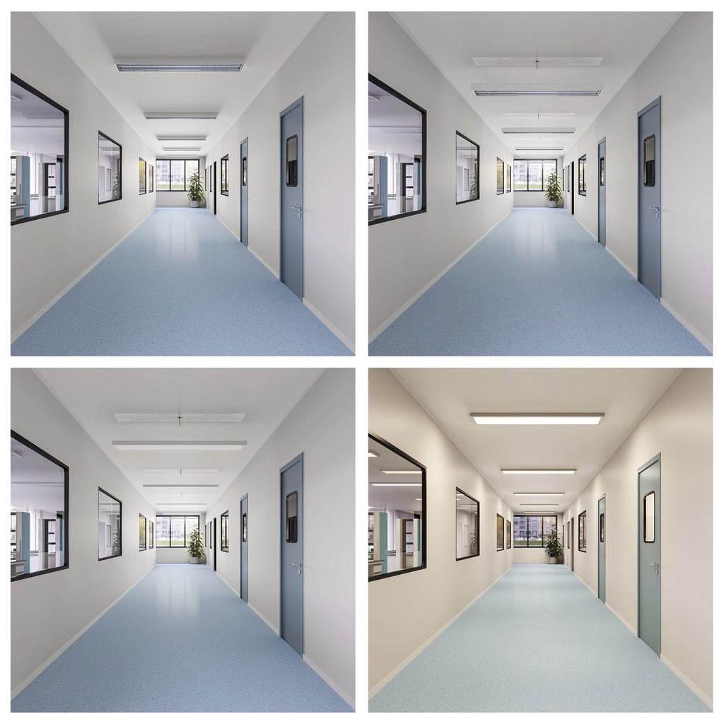 LED-panel PRO OFFICE SANO med justerbar lysfarge bryter